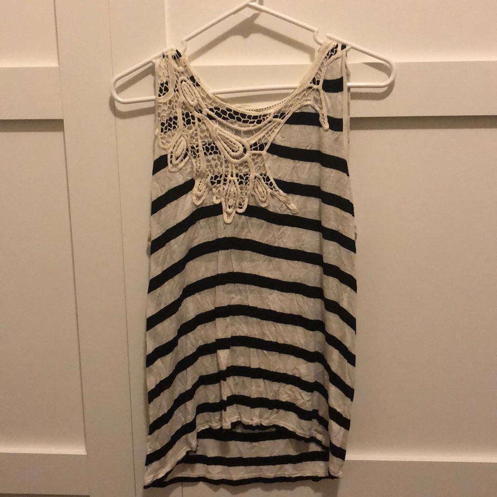 Stripped tank top